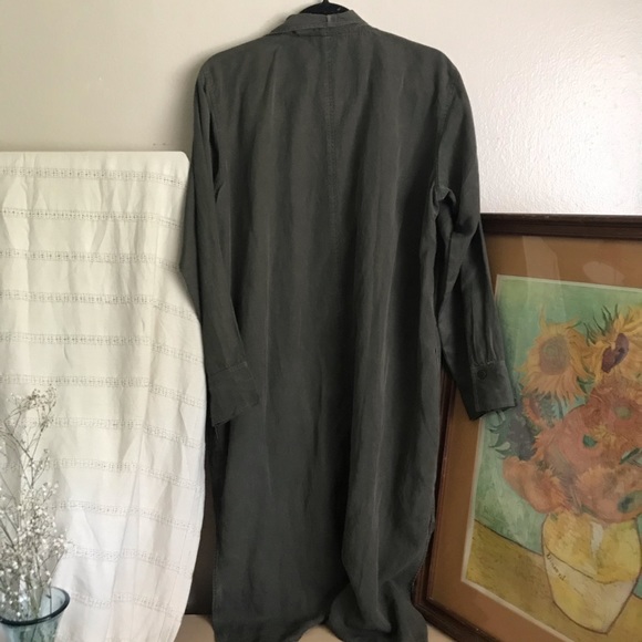 Eileen Fisher Tencel oversized long jacket Duster - Picture 10 of 13
